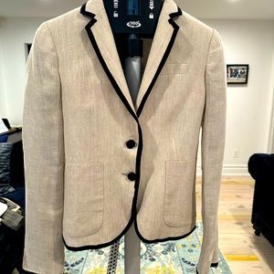 School boy linen blazer